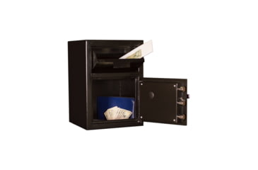 Image of Tracker Safe Steel Deposit Safe w/Hopper, Black, DS201414-ESR