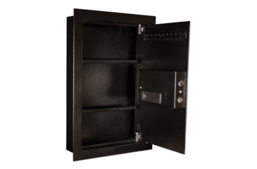 Image of Tracker Safe Steel Wall Safe w/E-Lock, Black, WS211404-E