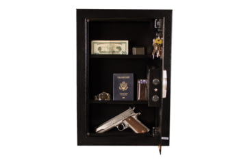 Image of Tracker Safe Steel Wall Safe w/E-Lock, Black, WS211404-E