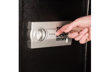 Image of Tracker Safe Steel Wall Safe w/E-Lock, Black, WS211404-E