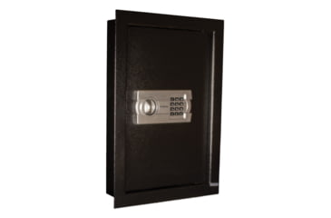Image of Tracker Safe Steel Wall Safe w/E-Lock, Black, WS211404-E