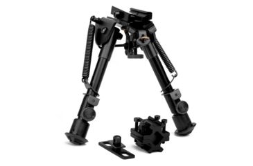 Image of Trinity Force Tactical Full-Size Adj. Height Bipod, Black, Popup Self-Motion, A ZSJJ88T