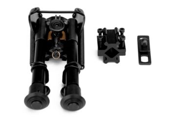 Image of Trinity Force Tactical Full-Size Adj. Height Bipod, Black, Popup Self-Motion, A ZSJJ88T