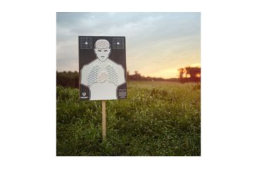 Image of Triumph Systems Folded Threat Down Silhouette - Humanoid, 0315-01-002