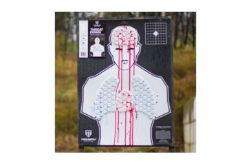 Image of Triumph Systems Folded Threat Down Silhouette - Humanoid, 0315-01-002