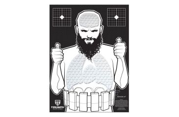 Image of Triumph Systems FOLDED Threat Down Silhouette- Terrorist 6 pack, 0315-66-002