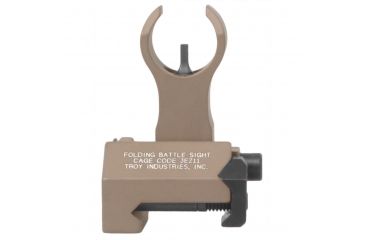 Image of Troy Top Mounted Deployable Front Sight, Front Tactical w/HK Style Housing, Flat Dark Earth, SSIG-FBS-FHFT-00