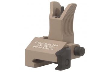 Image of Troy Top Mounted Deployable Front Sight, Front Tactical w/M4 Style Housing, Flat Dark Earth, SSIG-FBS-FMFT-00