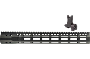 Image of Troy Iron Sight, AR-15, Front Tactical BlackTroy Industries SOCC Gen 2 Free Float M-LOK Black, 15.125in
