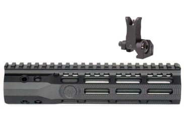 Image of Troy Iron Sight, AR-15, Front Tactical BlackTroy Industries SOCC Gen 2 Free Float M-LOK Black, 9.25in