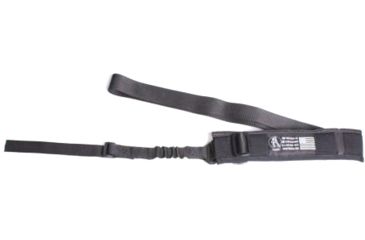 Image of Troy One Point Combat Sling w/ Non-Slip Pad &amp; Emergency Strap, Black 1PS-00BT-00