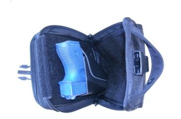 Image of TUFF Products M.O.L.L.E. Front Tactical Back-Up Pouch, Black Nylon, Med Auto 8879-NY