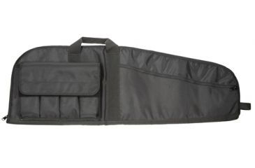 Image of TUFF Products Tactical Rilfe Case with Mag Pouch Black 4059-NY