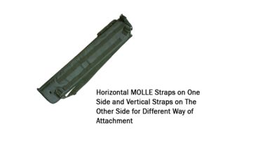 Image of Tuff Zone Scabbard for Shotguns and Rifles, w/ Adjustable Retention Strap, Black, TZ-GSC1
