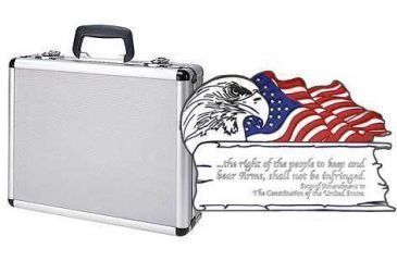 Image of T.Z. Case 2nd Amendment 4-8 Pistol Promo Case 18x13x6in, Silver TZ0301SD2