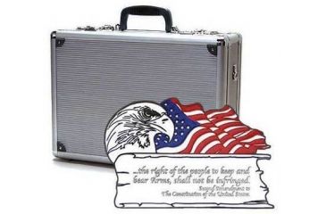 Image of TZ Case 2nd Amendment Double Duty Pistol Case 18 x 13 x 7, Black