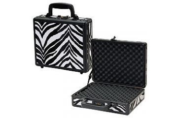 Image of T.Z. Case Pro-Tech 11.5x 9x3.25 Single Pistol Case, Zebra