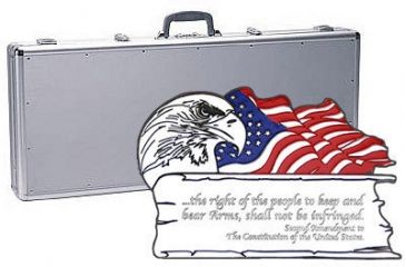 Image of TZ Case Second Amendment Take-Down Shotgun Case 37x15x4.25, Silver, TZ0037SD2