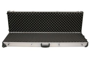 Image of Tz Case Tzm0053sd Double Rifle Case Silver Dot Finish 53in X 15in X 5in Open