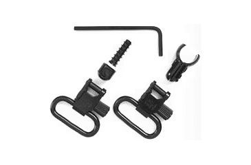 Image of Uncle Mike's 1in Black Quick Detach Swivels for .22 w/Tube Magazine - Magnum Band 1071-2 