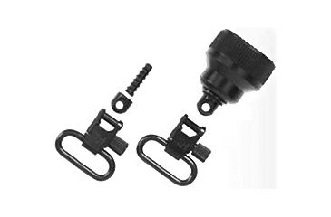 Image of Uncle Mike's Mossberg 590/835 Shotgun Sling Swivels - Mag Cap &amp; Screw-in Stock 