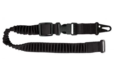 Image of United States Tactical MOLLE Shock Webbing Sling, 1.25in, HK Hook, Black, UST-SLM00201QH