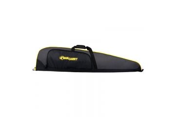 Image of Urban Carry Nylon Rifle Carrying Case, Black / Yellow, 50in x 12in x 2in UC-BAG-RF