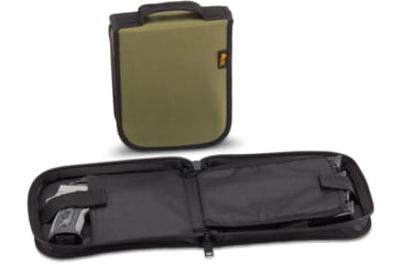 Image of US PeaceKeeper 10.75in Handgun Case, 600 Denier Polyester, Olive Drab Green, P26107