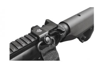 Image of UTG Pro Next Gen. Single Point Bungee Gun Sling, QD Swivel, Black PVC-GB507B