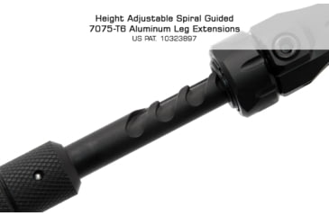 Image of UTG Pro UTG PRO TBNR Bipod, 8.5 in-11 in Center Height, M-LOK, Black, TLUBP01M
