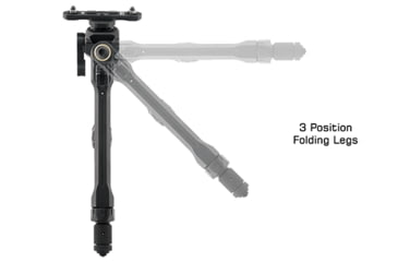 Image of UTG Pro UTG PRO TBNR Bipod, 8.5 in-11 in Center Height, M-LOK, Black, TLUBP01M
