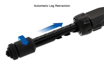 Image of UTG Pro UTG PRO TBNR Bipod, 8.5 in-11 in Center Height, M-LOK, Black, TLUBP01M