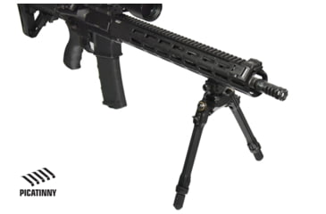 Image of UTG Pro UTG PRO TBNR Bipod, 8.5 in-11 in Center Height, Picatinny, Black, TLUBP01