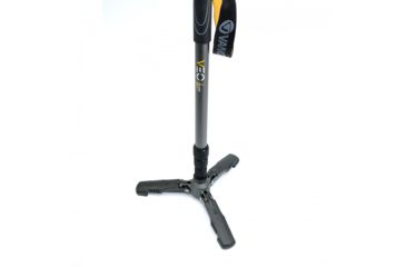 Image of Vanguard VEO 2 Shooting Stick, Black, 4 section, 23mm aluminum leg, 360-degree rotating, wide U-Yoke, VEO 2 AM-234TU