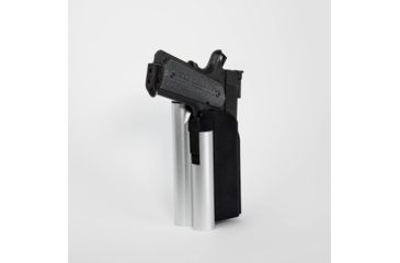 Image of Vara Safety Reach Firearm Safe Holster, S&amp;W M&amp;P9 Shield/M&amp;P40 Shield &amp; Others, Right Hand, Silver, SQ7959989