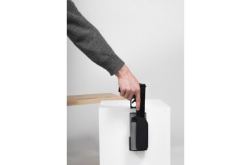Image of Vara Safety Reach Firearm Safe Holster, S&amp;W M&amp;P9 Shield/M&amp;P40 Shield &amp; Others, Right Hand, Silver, SQ7959989