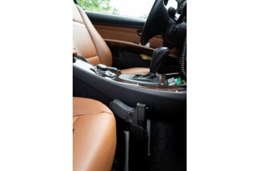 Image of Vara Safety Reach Firearm Safe Holster, S&amp;W M&amp;P9 Shield/M&amp;P40 Shield &amp; Others, Right Hand, Silver, SQ7959989
