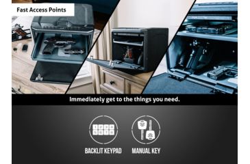 Image of Vaultek Safe MX Essential High Capacity Rugged Safe, Covert Black MXE-BK