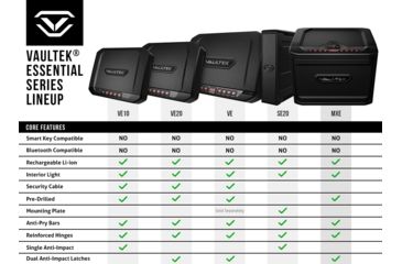 Image of Vaultek Safe MX Essential High Capacity Rugged Safe, Covert Black MXE-BK