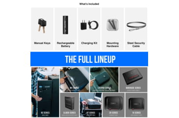 Image of Vaultek Safe Sub-Compact Biometric Bluetooth 2.0 Smart Safe, 10 Series, Black, VS10i-BK