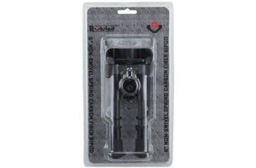 Image of Vector Optics Carbon Fiber Spring Bipod, 6-9in, Black, RSCFP-06
