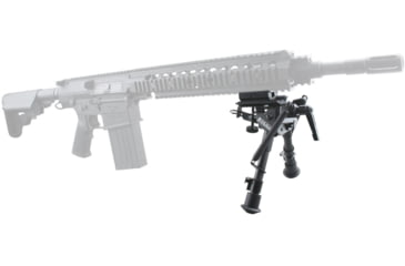 Image of Vector Optics Carbon Fiber Swivel Spring Bipod, 6-9in, Black, RSCFS-06