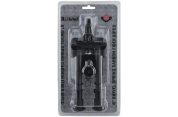 Image of Vector Optics Carbon Fiber Swivel Spring Bipod, 6-9in, Black, RSCFS-06