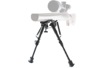 Image of RokStad Carbon Fiber Swivel Spring Bipod, 6-9in, Black, RSCFS-06