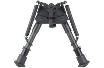 Image of Vector Optics Carbon Fiber Swivel Spring Bipod, 6-9in, Black, RSCFS-06