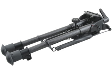 Image of Vector Optics Carbon Fiber Swivel Spring Bipod, 9-13.5in, Black, RSCFS-09