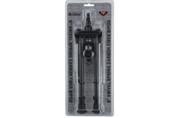 Image of Vector Optics Carbon Fiber Swivel Spring Bipod, 9-13.5in, Black, RSCFS-09