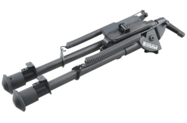 Image of Vector Optics Carbon Fiber Swivel Spring Bipod, 9-13.5in, Black, RSCFS-09