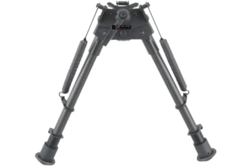 Image of RokStad Carbon Fiber Swivel Spring Bipod, 9-13.5in, Black, RSCFS-09