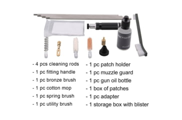 Image of Vector Optics Gun Cleaning Kit, Shotgun, .410, Black, SCCK-09